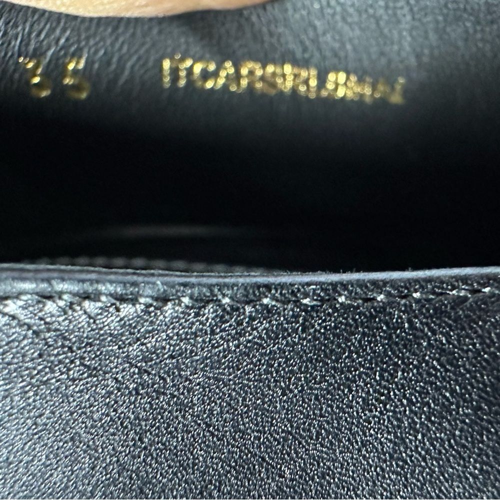Burberry - Brierfield - Women’s Black Leather Pump - Size 35 - Picture 7 of 7